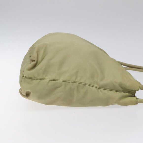 PRADA Tote Bag Nylon Beige Auth EC618 - Picture 5 of 16